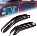 Auto Dynasty 4Pcs Carbon Fiber Pattern Window Visors Compatible