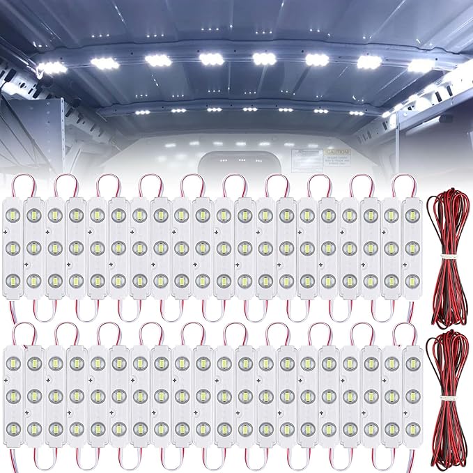 Linkhood 120 LED Van Interior Light, Car White LED Ceiling Lights Kit, Super by Linkhood