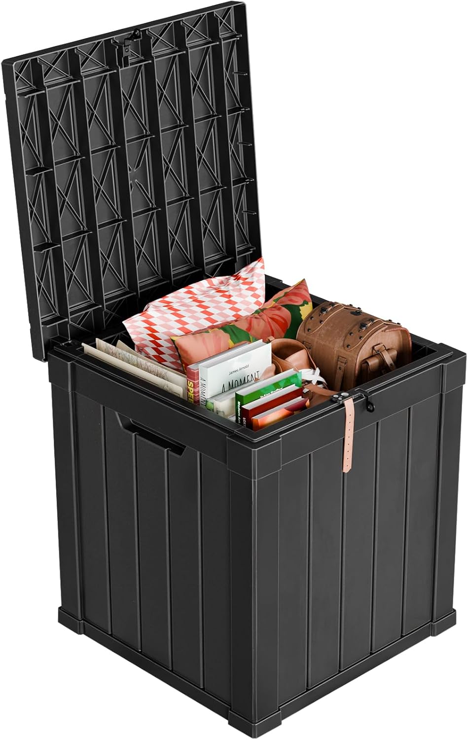 easyup 51 gallon outdoor storage box, outdoor deck, main product view