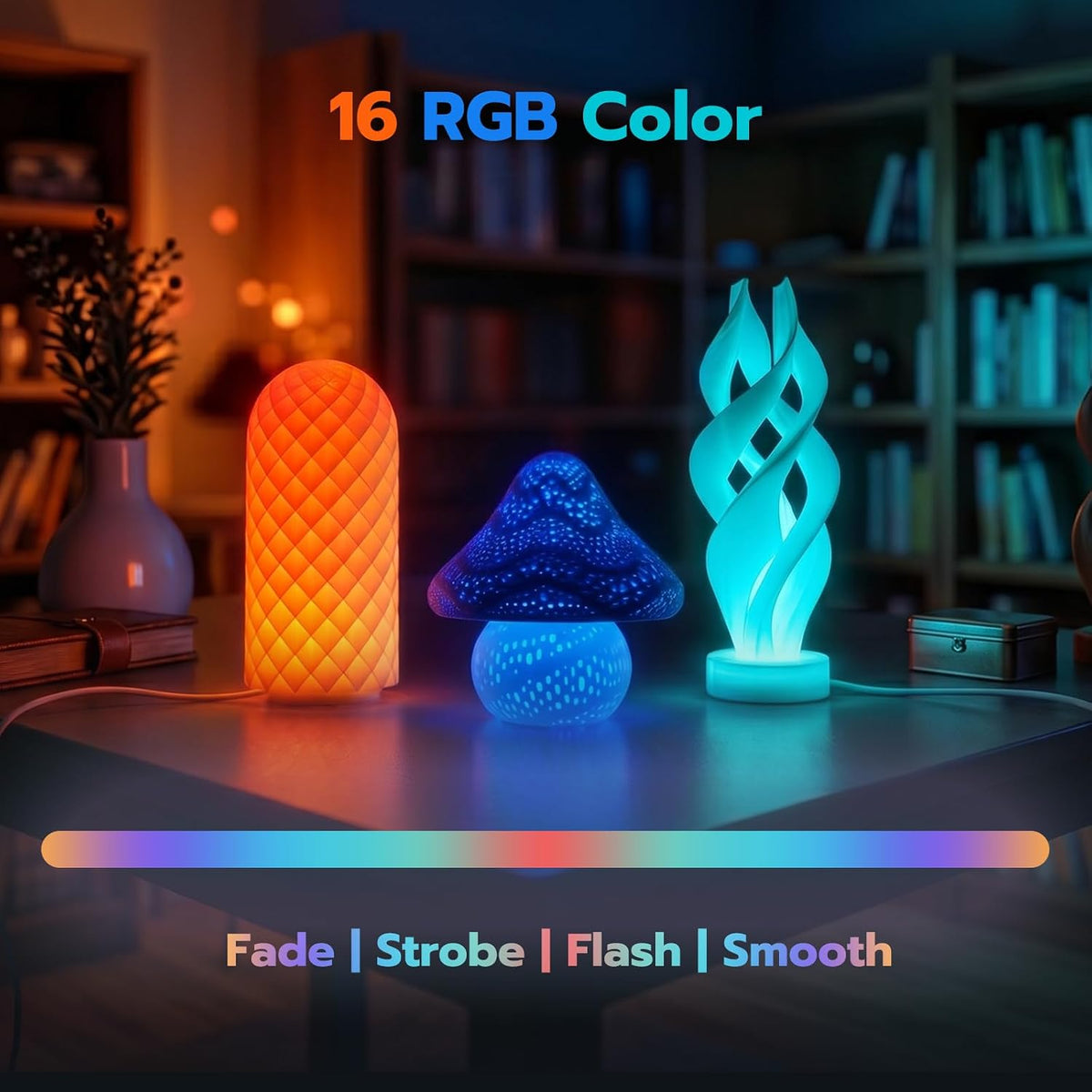 rgb led lamp kit 001 for bambu lab shown in use