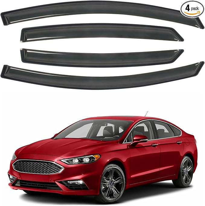Window Visors Shield Rain Guards Fit by CHYKORLA