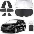 TINGLU Window Shades for Hyundai Tucson 2016-2021 Accessories Car Side Full by TINGLU