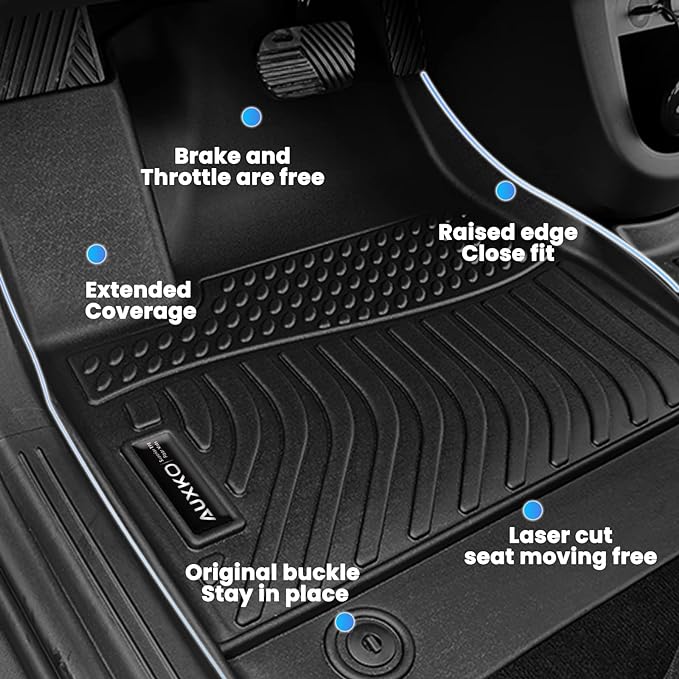 Auxko All Weather Floor Mats Cargo Mat - Image 5