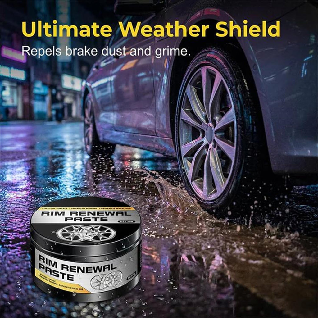 2026 New Wheel Care & Restoration Paste, Rim Renewal Paste, Multi-Purpose Wheel Restoration Polish Buffs, Curb Rash Repair Kit, for Car, Trucks & Motorcycles (1PCS)