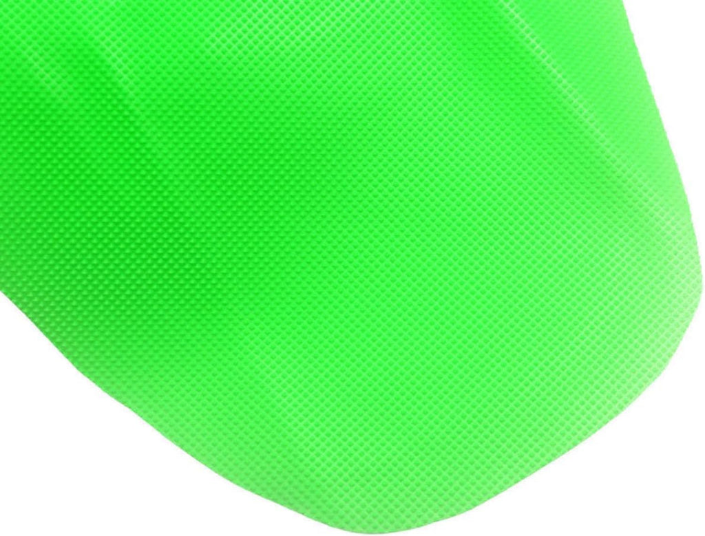 Motorcycle Universal Seat Cover Non-Slip Thick 3D Particles Suitable Rubber Striped Grip Gripper Soft for CRF WR WRF RMZ YZF SXF EXC EXC XC SX CR KLX 250 Dirt Pit Bike Motocross Motorbike (Green)