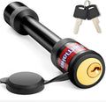 Hitch Pin Lock - Trailer Hitch Lock 5/8" Pin Tow Receiver Lock, Anti-Rust Brass Core Extra Long 3-1/2" Effective Length for Class III-V Receivers (2", 2-1/2"), Heavy Duty 20,000 LBS Towing