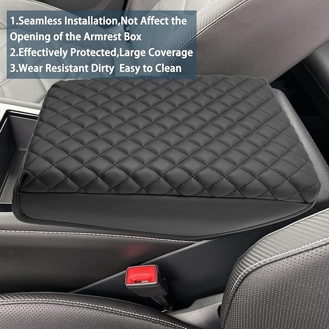 Ruiya 2025 Atlas Armrest Cover for VW Atlas 2025 Accessories Soft Comfy Thicken - Image 3