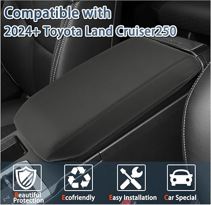 Ruiya Armrest Cover for Toyota Prado LC250 J250 Center Console, for Toyota Land - Image 2