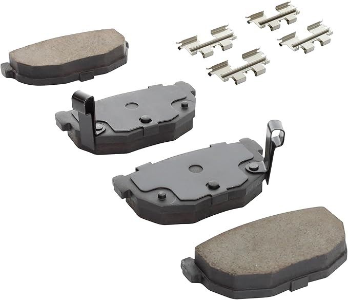 Premium Semi-Metallic Rear Brake Pads Replacement - Image 2