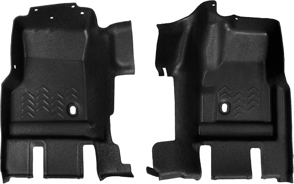 Armorlite Front Flooring for Jeep Wrangler - 1998-2006 TJ (2-Door) - Front Flooring - Mesa Smoke - B1016045-BLK1-AA