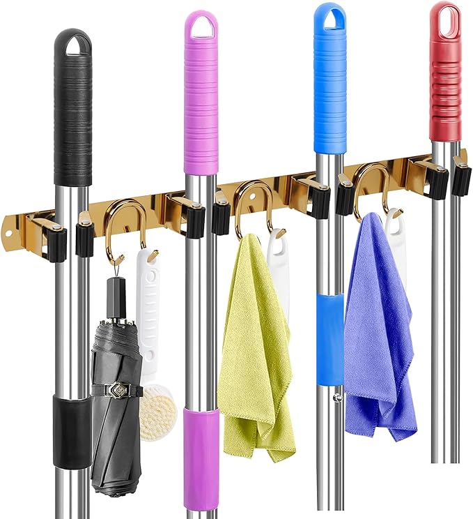 Mop Broom Holder Wall Mount by GUUKAR