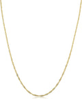 kooljewelry solid 10k yellow gold singapore chain necklace, main product view