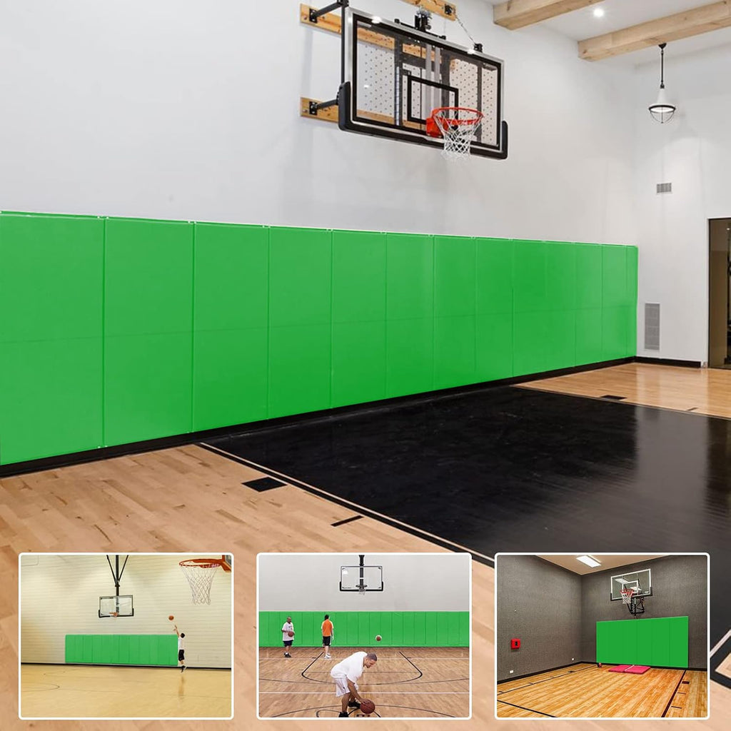 PROGOAL 2"/4" Thick Foam Protection Wall Pad，Gym Basketball-Court