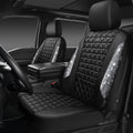 car pass bling diamond leather car seat covers, main product view