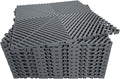 24 Pack 16"x16" Interlocking Garage Floor Tiles by HTWELL
