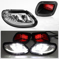 deluxe golf cart led headlight tail light kits, main product view