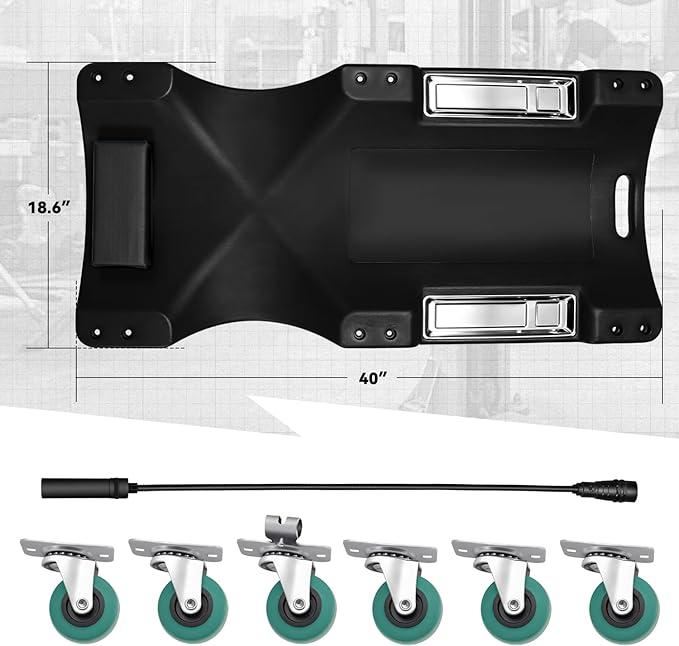 Auto Dynasty 40 Inches Mechanic Creeper, Automotive Garage Repair Low Profile - Image 7