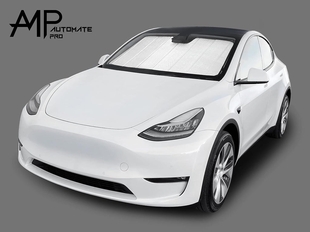 Custom Fit Windshield Foldable Sunshade for 2024 2025 2026 Mazda CX-90 SUV, PHEV, Compact Reflective Sun Shade Block UV Rays Visor Protector Folding Insulation Accessories (Made in USA)