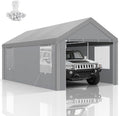 cobizi 10x20 ft heavy duty carport with galvanized, main product view