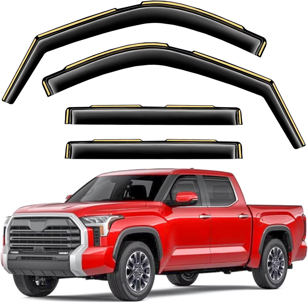 in-Channel Window Rain Guards Fit