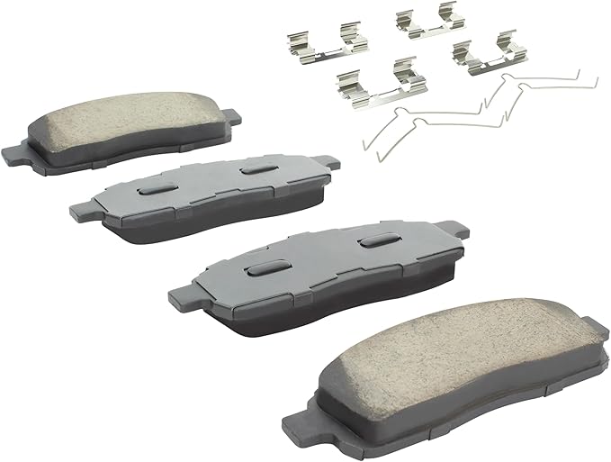 Premium Semi-Metallic Front Brake Pads Compatible