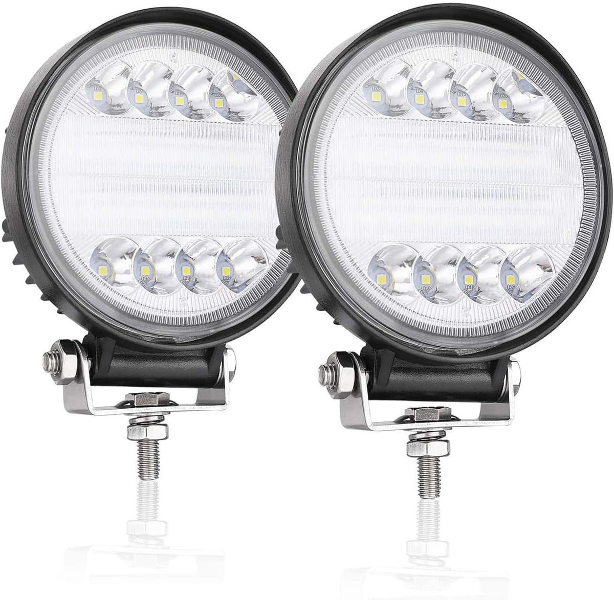 5 inch round offroad lights, offroadtown 2pcs 144w, main product view