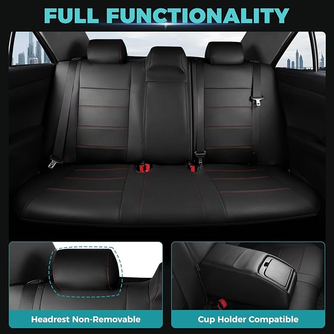 for Toyota Camry Seat Covers L LE XLE 2012 2013 2014 2015 2016 2017 - Image 5