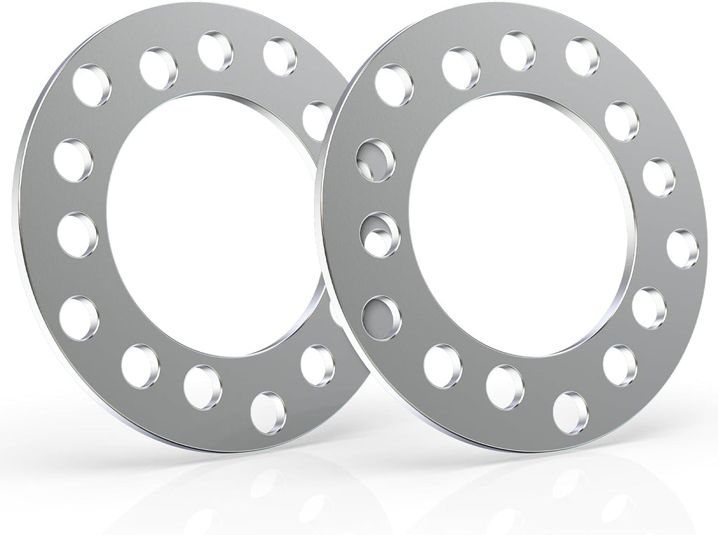 MZS 5x120 Wheel Spacers, 1/4" 6mm Fit 5 Lug 66.9mm 70.3mm Center Bore M14x1.5 Compatible with 1997-2024 Corvette / 2010-2024 Camaro 2WD/4WD