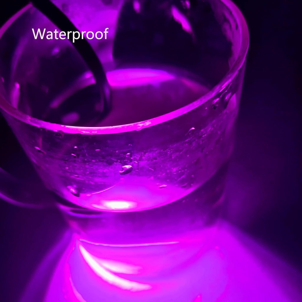 4 Pods LED Rock Lights Purple Neon Underglow Light Kits for Car ATV UTV SUV Boat Underbody Glow Trail Rig Lights Waterproof (Purple)
