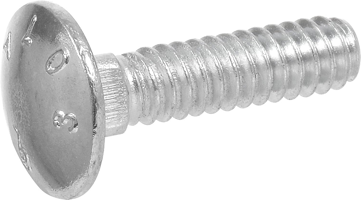 hillman 240090 carriage bolt, 5/16 x 2-inch, steel, main product view
