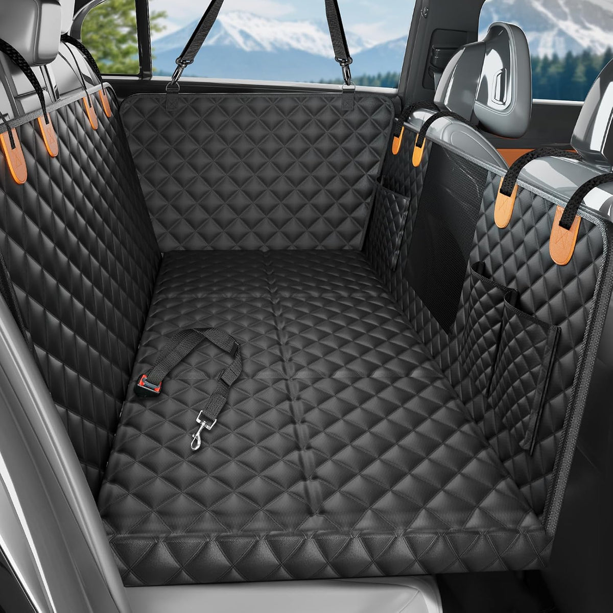 dog car seat cover for back seat, hard, main product view