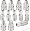 TAISHER 12PCS 304 Stainless Steel Pressure Washer Adapter Kit, Quick Connect by TAISHER