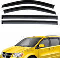 Extra Durable Window Deflectors Tape-On Window Visors Rain Guards Fit