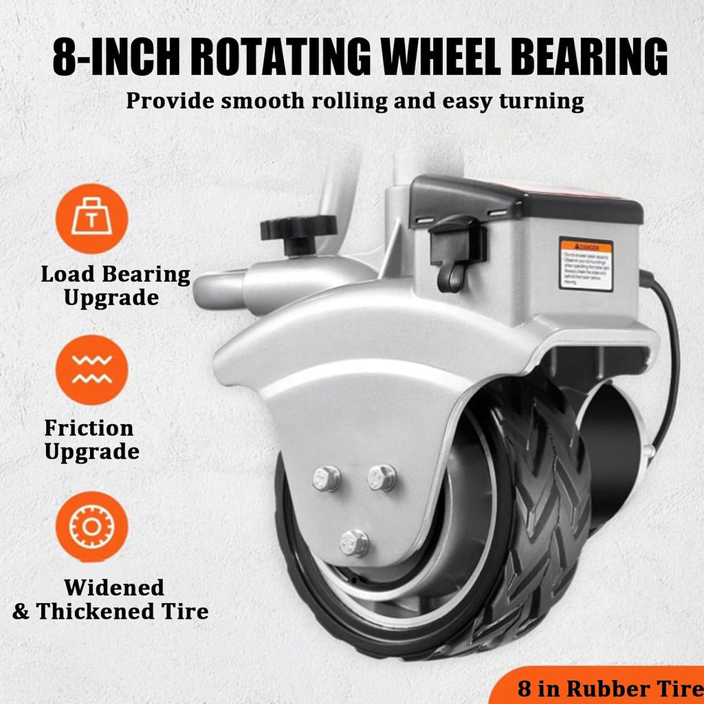 Electric Trailer Dolly, 2270KG Load Capacity Electric Mover for Trailers, Ideal for Caravans and Boats, 350W Powerful Performance