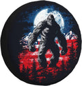 America Flag Bigfoot Spare Tire Cover Waterproof Wheel Cover 17 Inch Universal Fit for Jeep Trailer Rv SUV Truck Uv Protection Dustproof Tire Cover Outdoor Travel Camping Gift