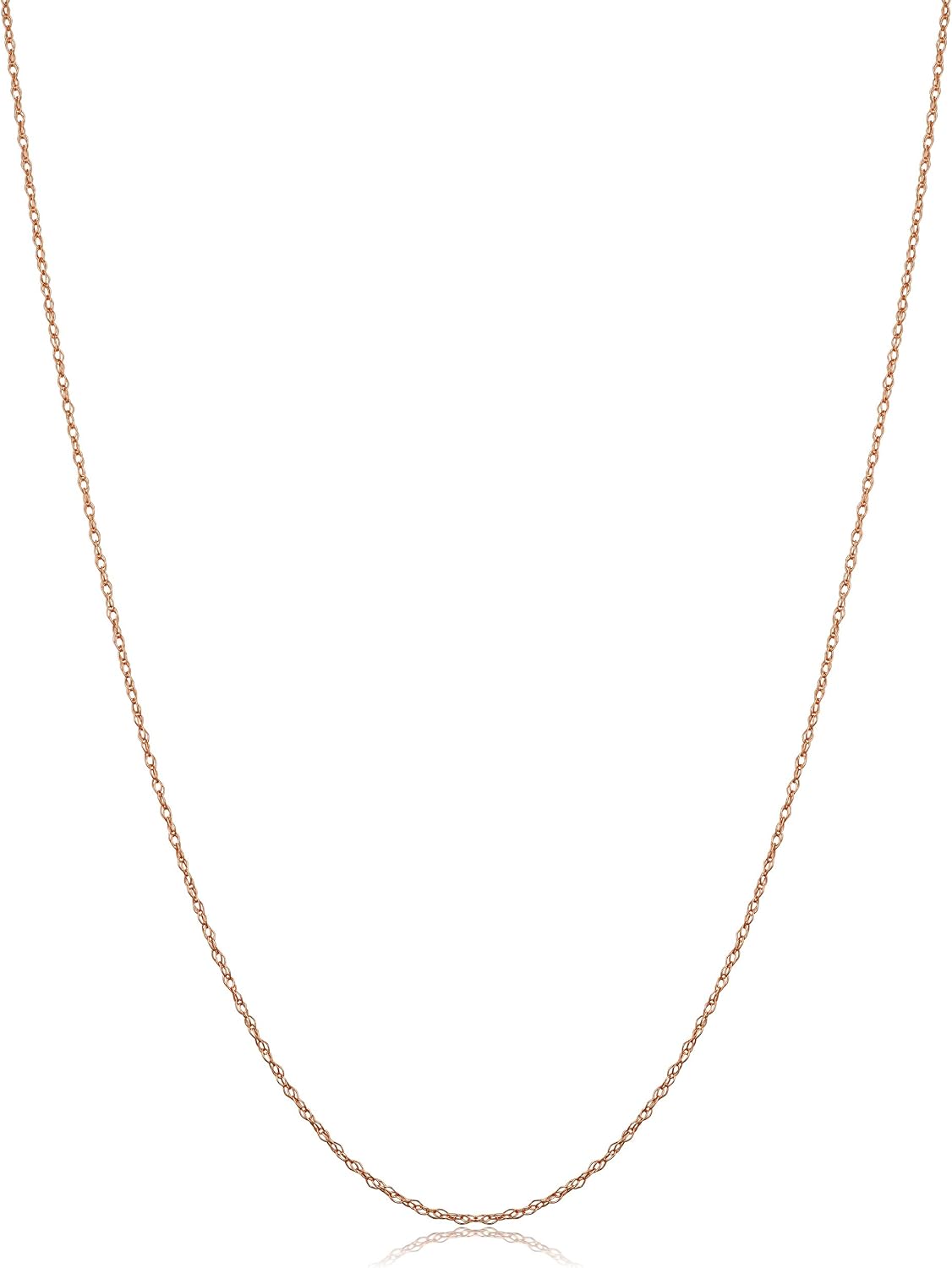 kooljewelry womens chain classic - 10k rose gold, main product view