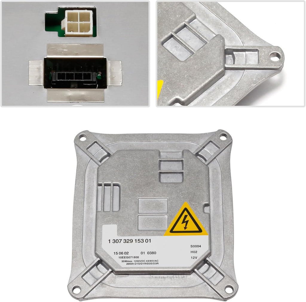 63117182520 Xenon HID Headlight Ballast Control Unit Replacement for BMW 328i 328xi 335i M3 M6 X3 X5 2007-2013, Replaces 1307329153, 8J0907391