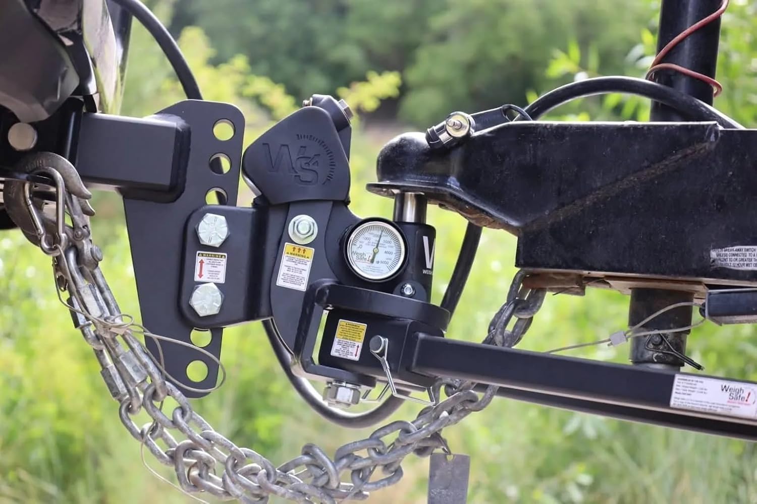 Weigh Safe True Tow Middleweight - Weight Distribution Hitch - Ball Mount Hitch with Anti-Sway Technology - 10" Drop Hitch, 2" Shank & 8,500-lb Towing Capacity