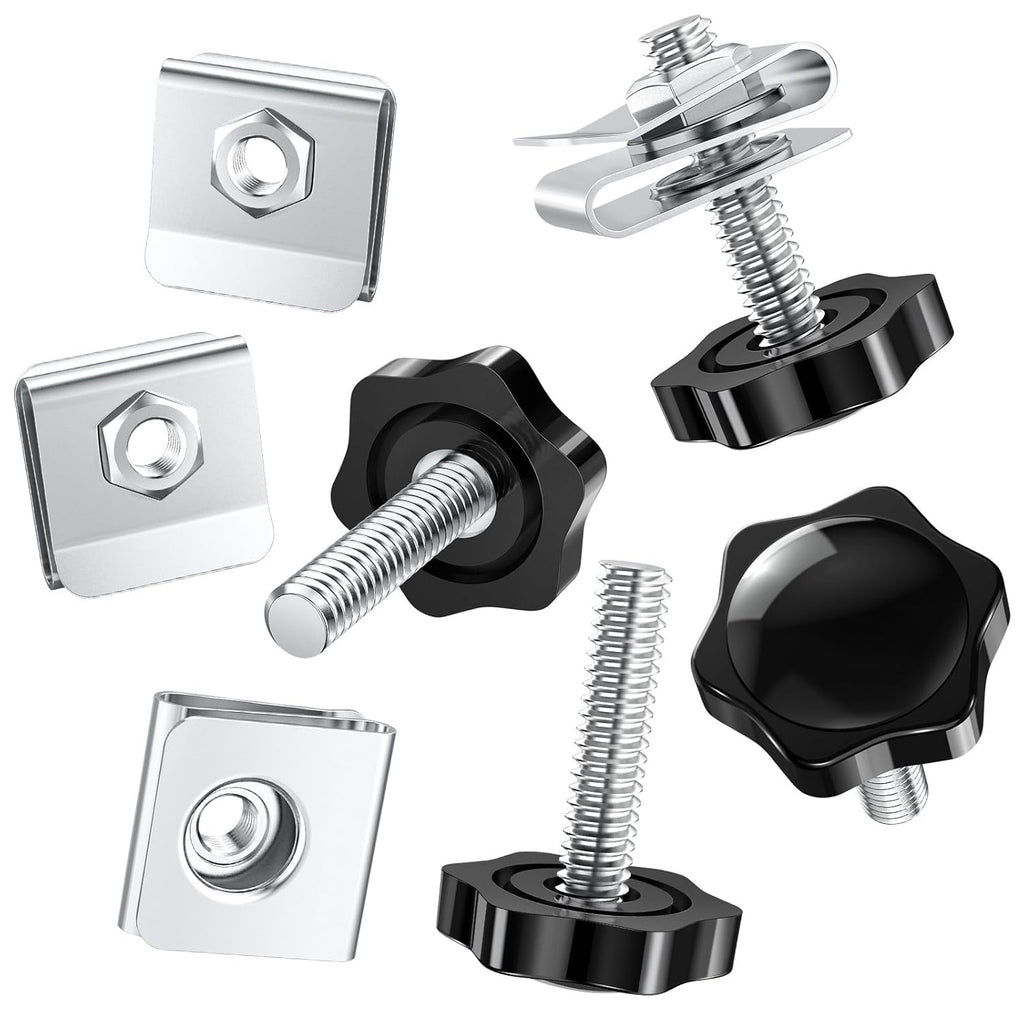Amazicha Saddlebag Locks Theft Deterrent Saddle Bag Mounting Screw Bolt Black Fit for Harley Davidson Touring Street Glide,Electra Glide, Road Glide, Road King 1988-2024