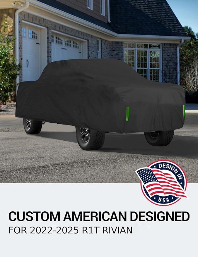 Proadsy Car Cover for Rivian R1T 2025 2024 2023 2022 Windproof All Weather - Image 2