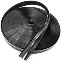Black Vinyl 5/8" Insert Molding Trim Screw Cover RV Camper Travel Trailer (Black, 25 feet)