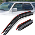 Auto Dynasty Set of 4 Carbon Fiber Pattern Window Visors Compatible