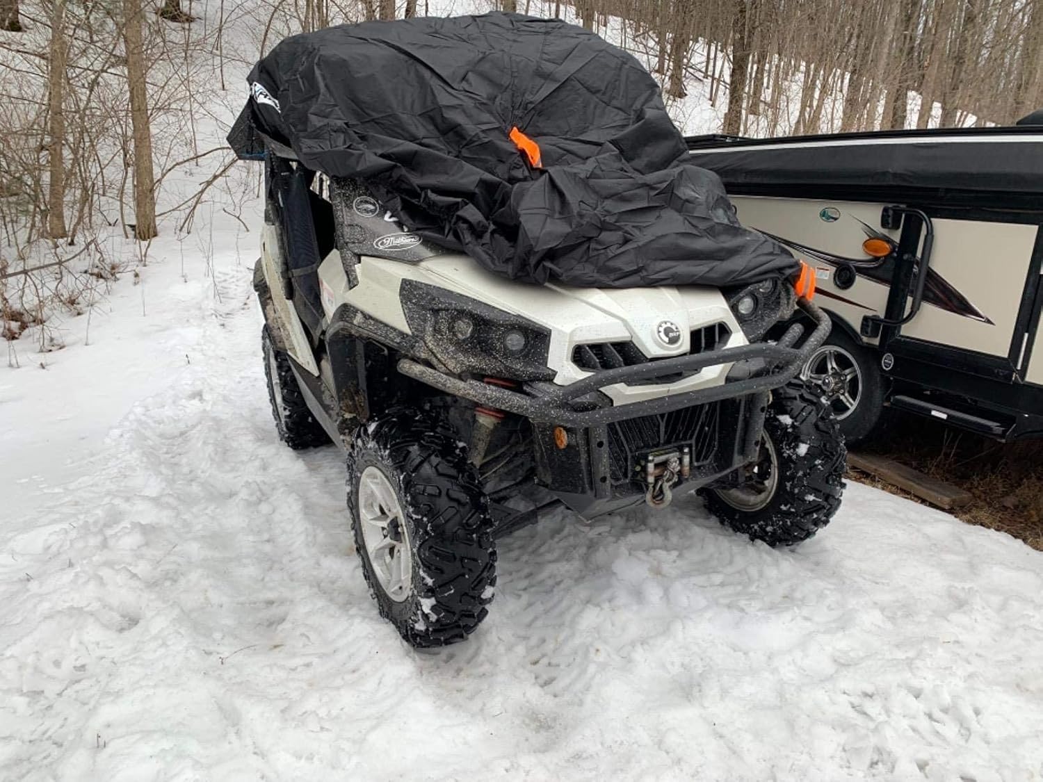 NEVERLAND UTV Cover 2-3 Seater - Heavy Duty Side by Side Cover Waterproof Outdoor Compatible with Polaris Ranger RZR Yamaha Wolverine Can-Am Defender Honda Kawasaki Teryx Textron Off Road Wildcat