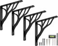 rustic tree black heavy duty shelf brackets 10, main product view