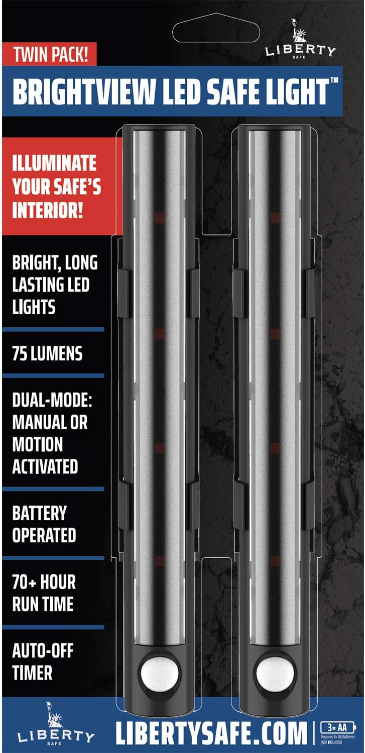 liberty safe brightview safe led light kit, side view