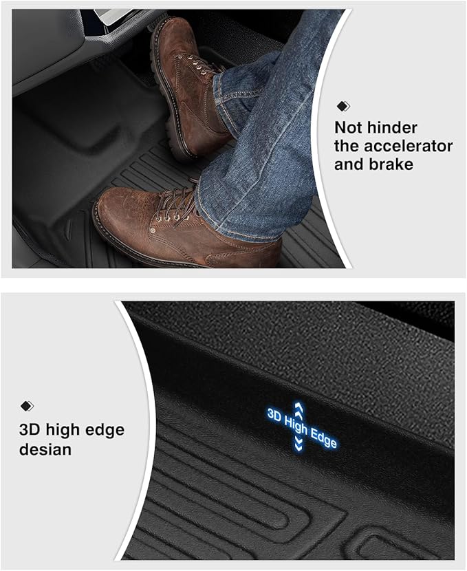 Powerty Floor Mats for Toyota BZ4X & Subaru Solterra 2023 2024 2025 Accessories - Image 5