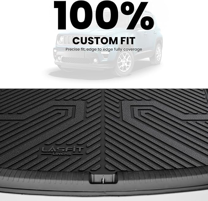 LASFIT Cargo Mat for Jeep Renegade 2015-2023 Upper Position, All Weather TPE - Image 8