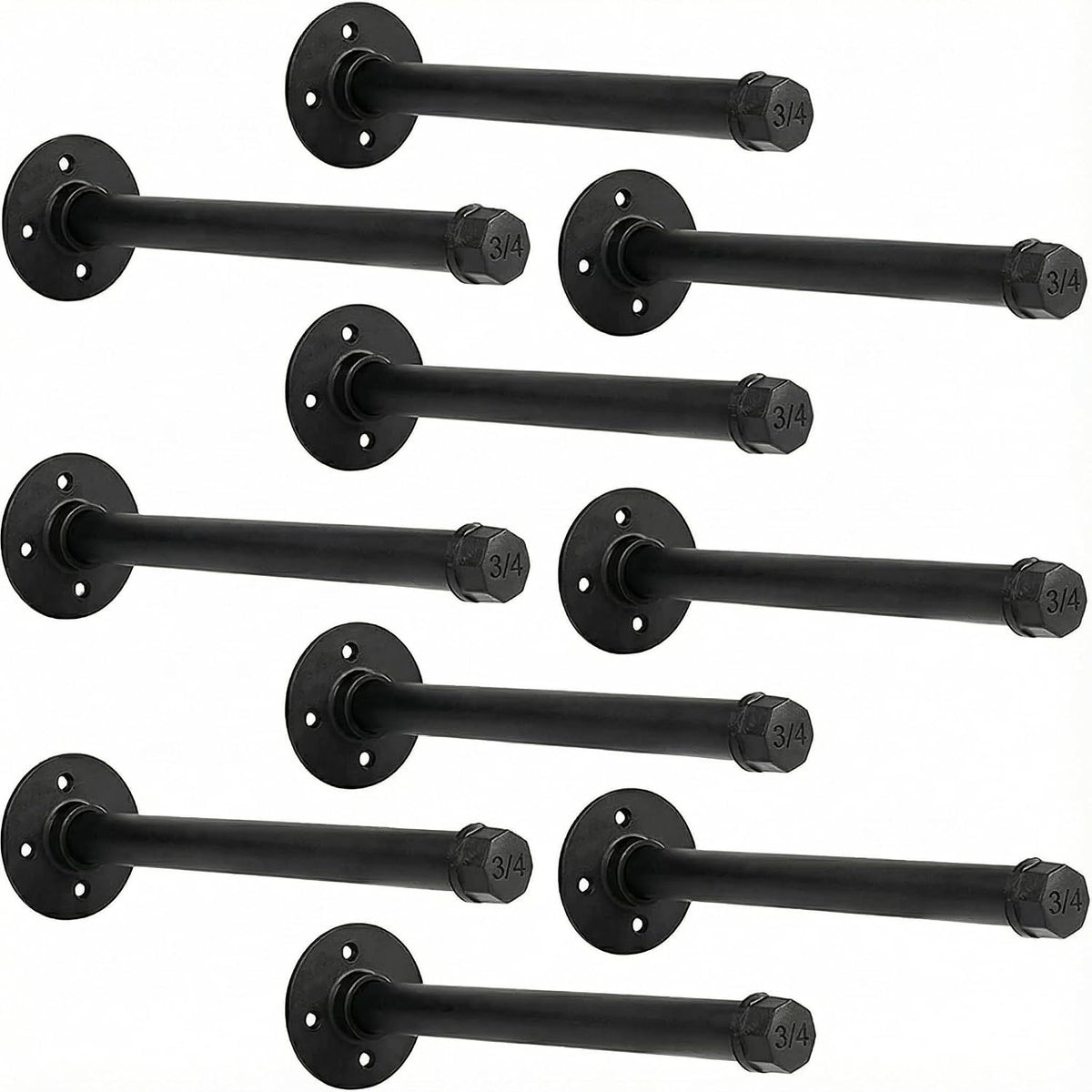 iae wall mounted closet rod,industrial pipe clothes rack,closet, main product view
