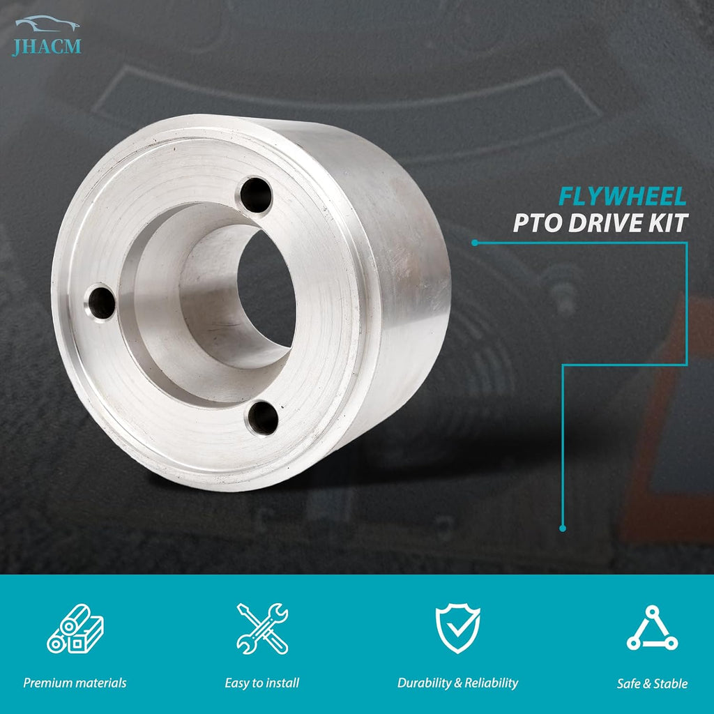 Flywheel PTO Drive Kit V-Twin Engine Adapter Coupler Universal Flywheel for Predator 670 Flywheel