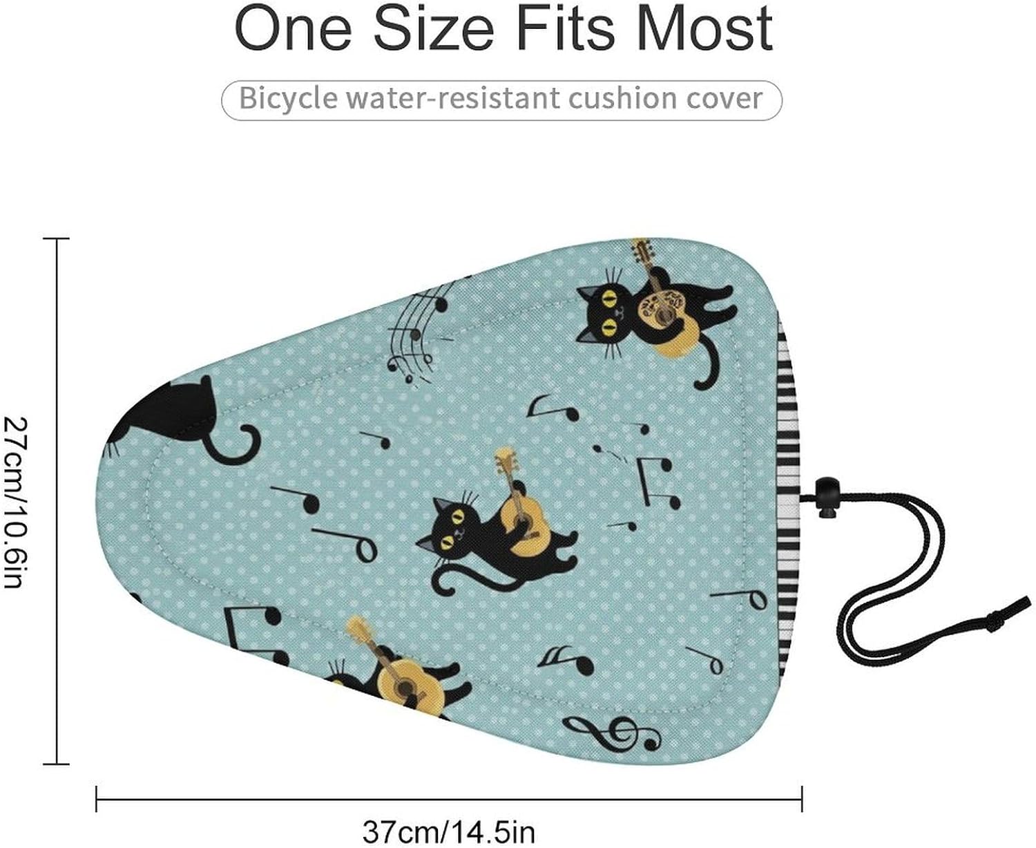 Extra Soft Bike Saddle Cover for City Mountain, Water Resistant Protection Outdoor Cycling Unisex